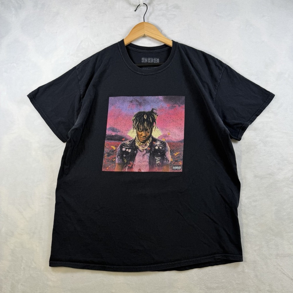 999 Juice Wrld Graphic Rap Hip Hop T Shirt Men's Size XL